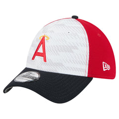 Los Angeles Angels New Era 2025 MLB Clubhouse 39THIRTY Flex Hat - Red/Navy Hats