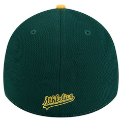 Athletics New Era 2025 MLB Clubhouse 39THIRTY Flex Hat - Dark Green/Gold Hats