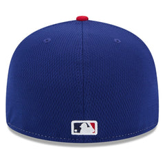 Texas Rangers New Era 2025 MLB Clubhouse 59FIFTY Fitted Hat - Royal/Red Hats
