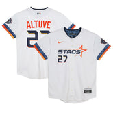 MLB Jose Altuve Houston Astros Nike Preschool 2025 City Connect Limited Player Jersey - White