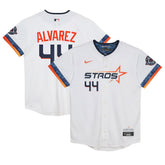 MLB Yordan Alvarez Houston Astros Nike Preschool 2025 City Connect Limited Player Jersey - White