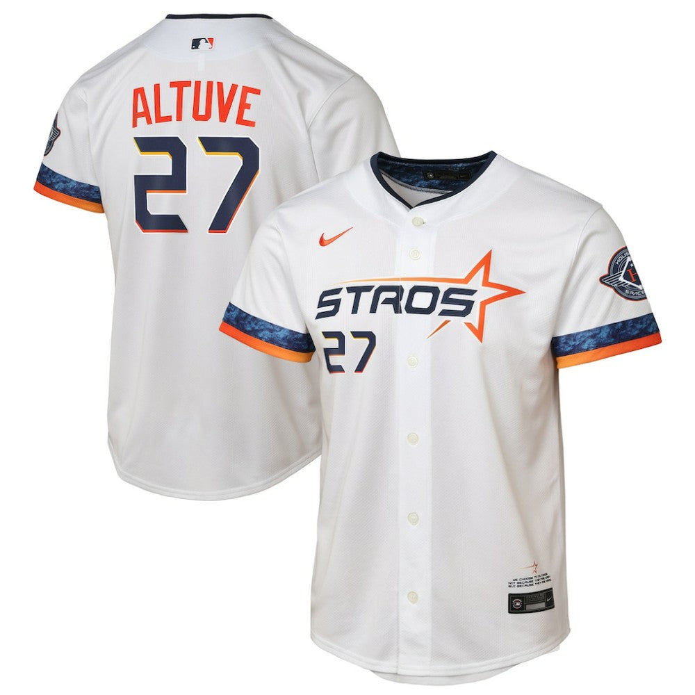 MLB Jose Altuve Houston Astros Nike Youth 2025 City Connect Limited Player Jersey - White