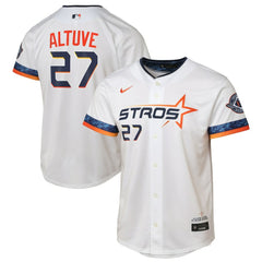 MLB Jose Altuve Houston Astros Nike Youth 2025 City Connect Limited Player Jersey - White