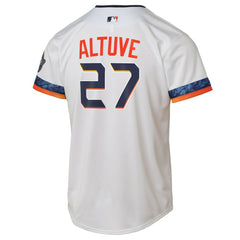 MLB Jose Altuve Houston Astros Nike Youth 2025 City Connect Limited Player Jersey - White