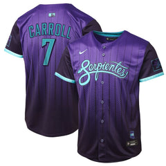 MLB Corbin Carroll Arizona Diamondbacks Nike Youth 2025 City Connect Limited Player Jersey - Purple