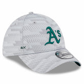 Athletics New Era 2025 MLB Clubhouse 39THIRTY Flex Hat - Gray Hats
