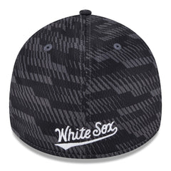 Chicago White Sox New Era 2025 MLB Clubhouse 39THIRTY Flex Hat - Black Hats