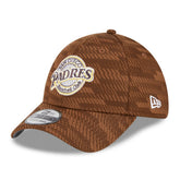San Diego Padres New Era 2025 MLB Clubhouse 39THIRTY Flex Hat - Brown Hats