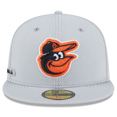 Baltimore Orioles New Era 2025 MLB Clubhouse 59FIFTY Fitted Hat - Gray Hats