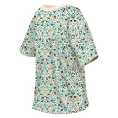 Philadelphia Eagles New Era Women's Glam Game Floral Scoop Neck T-Shirt Cream