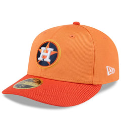 Houston Astros New Era 2025 Spring Training Low Profile 59FIFTY Fitted Hat - Orange Hats