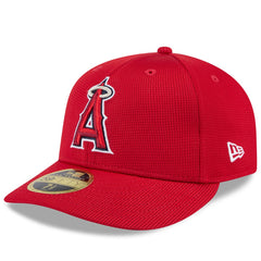 Los Angeles Angels New Era 2025 Spring Training Low Profile 59FIFTY Fitted Hat - Red Hats