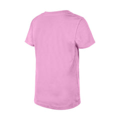 NHL Seattle Kraken New Era Girl's Youth Flip Sequin V-Neck T-Shirt - Pink