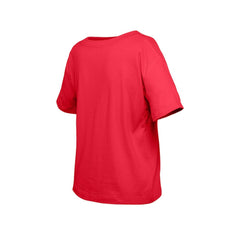 NHL Detroit Red Wings New Era Girl's Youth Flip Sequin T-Shirt - Red