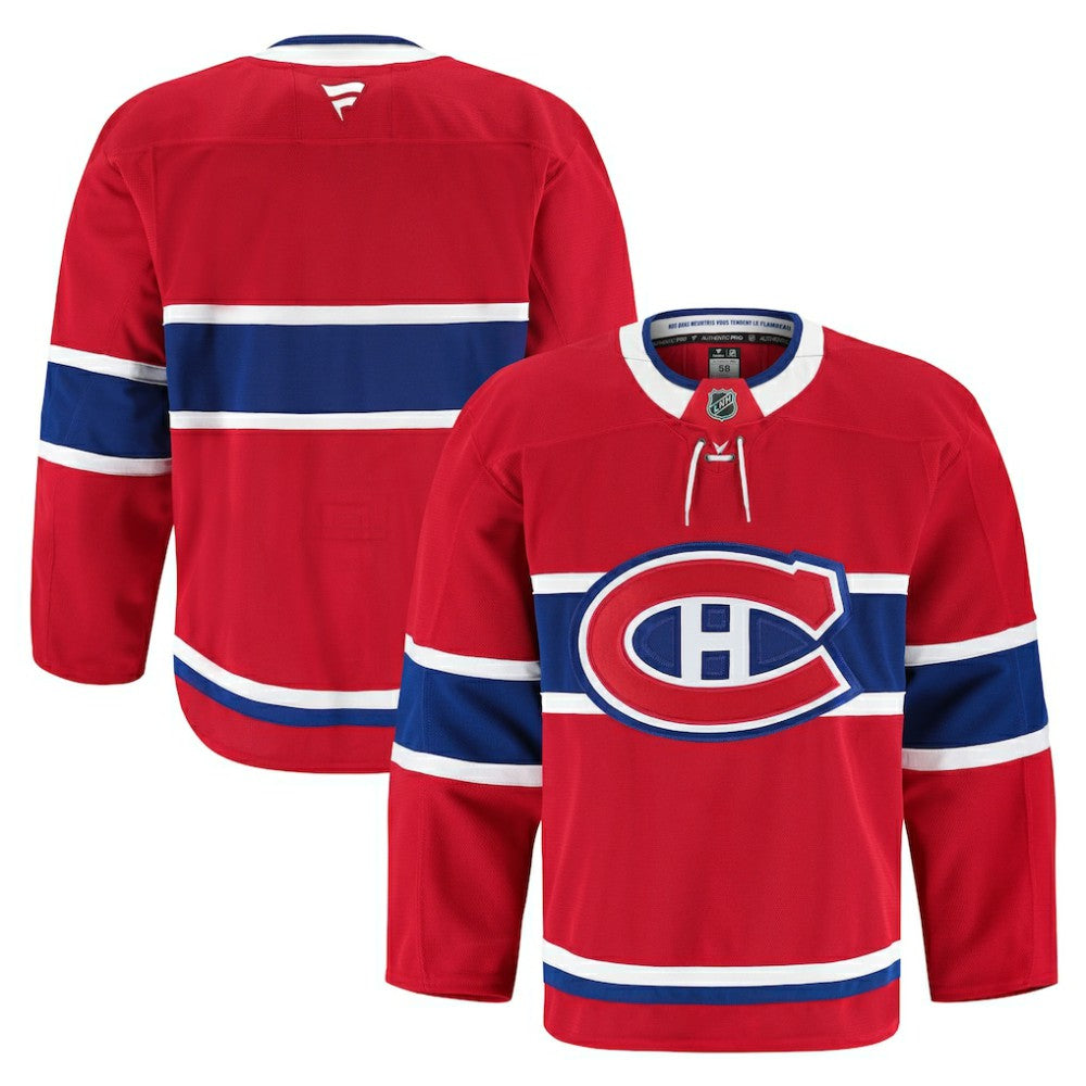 NHL Montreal Canadiens Fanatics Home Authentic Pro Jersey - Red