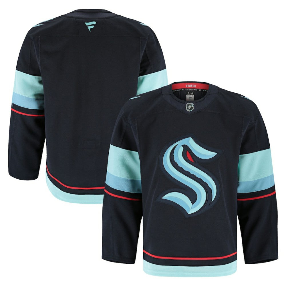 NHL Seattle Kraken Fanatics Home Authentic Pro Jersey - Deep Sea Blue