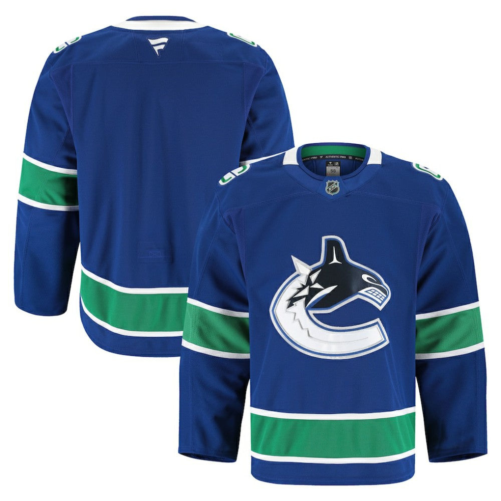 NHL Vancouver Canucks Fanatics Home Authentic Pro Jersey - Blue