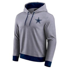 Dallas Cowboys Darius Rucker Collection Tonal Knit Pullover Hoodie Navy