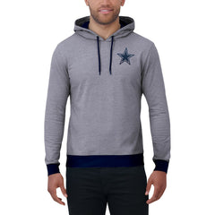 Dallas Cowboys Darius Rucker Collection Tonal Knit Pullover Hoodie Navy