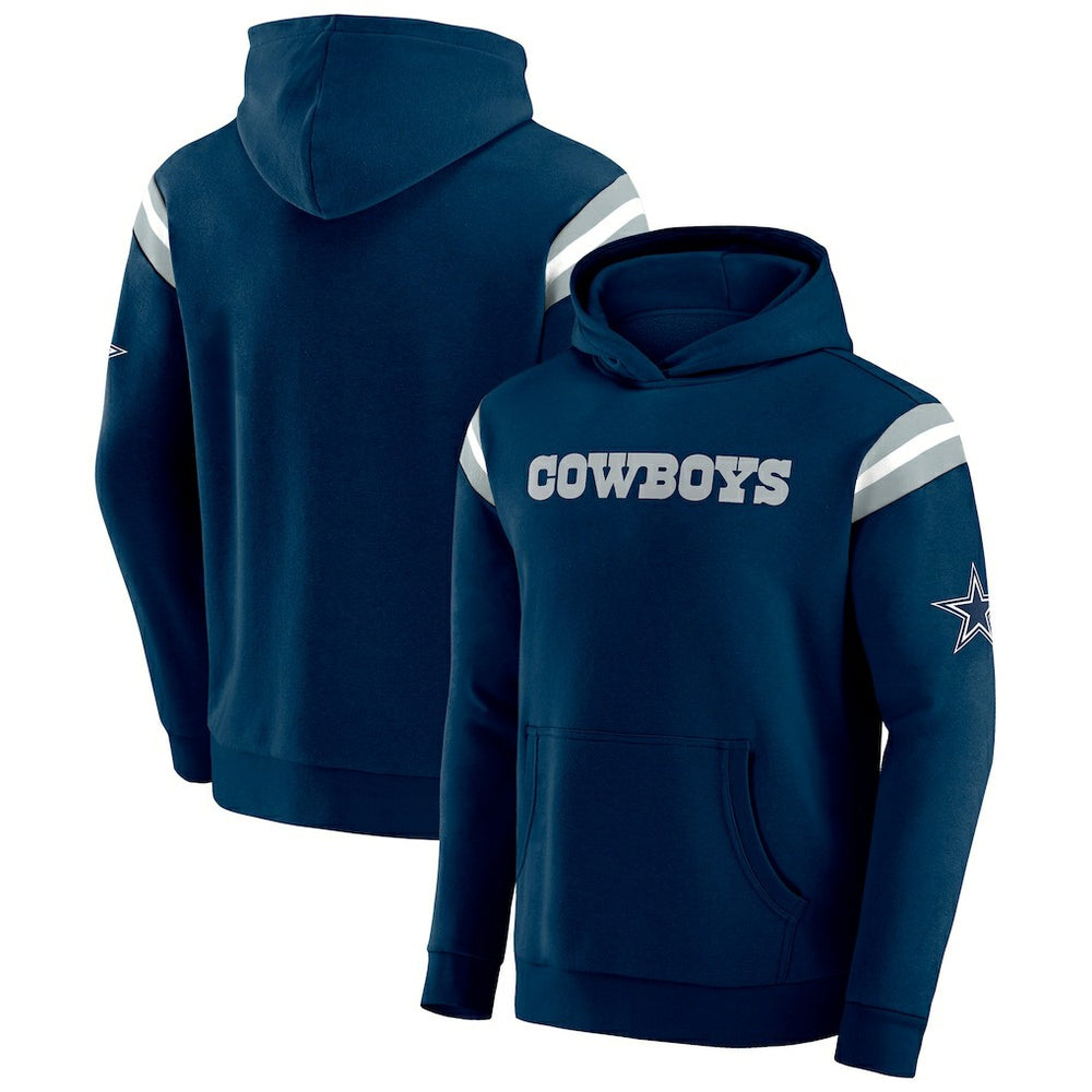 Dallas Cowboys Darius Rucker Collection Football Washed Pullover Hoodie Navy