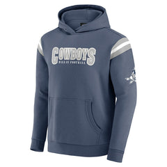 Dallas Cowboys Darius Rucker Collection Throwback Pullover Hoodie Navy