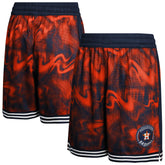Houston Astros Youth Outfielder Shorts - Navy/Orange Shorts