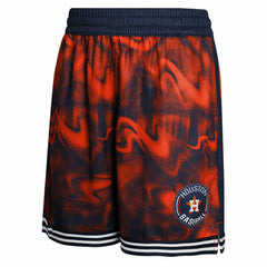 Houston Astros Youth Outfielder Shorts - Navy/Orange Shorts
