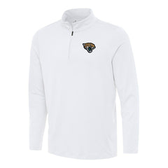 Jacksonville Jaguars Antigua Reprocess Quarter-Zip Top White