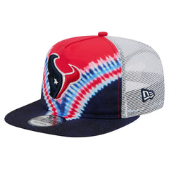 Houston Texans New Era Throwback Dye Golfer Snapback Hat Red/Navy