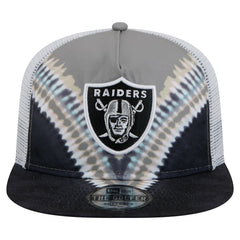 Las Vegas Raiders New Era Throwback Dye Golfer Snapback Hat Gray/Black