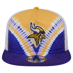 Minnesota Vikings New Era Throwback Dye Golfer Snapback Hat Gold/Purple