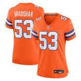 NFL Randy Gradishar Denver Broncos Women's Mile High Collection 1977 Throwback Retired Player Game Jersey - Orange