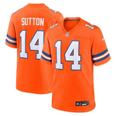 NFL Courtland Sutton Denver Broncos Alternate Game Jersey - Orange