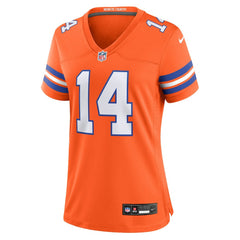 NFL Courtland Sutton Denver Broncos Women's Mile High Collection 1977 Throwback Player Game Jersey - Orange