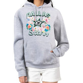 NHL Dallas Stars G-III 4Her by Carl Banks Women's Flower Logo Pullover Hoodie - Heather Gray