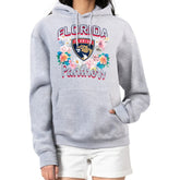 NHL Florida Panthers G-III 4Her by Carl Banks Women's Flower Logo Pullover Hoodie - Heather Gray