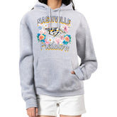 NHL Nashville Predators G-III 4Her by Carl Banks Women's Flower Logo Pullover Hoodie - Heather Gray