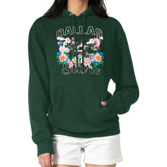 NHL Dallas Stars G-III 4Her by Carl Banks Women's Flower Logo Pullover Hoodie - Green