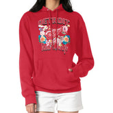 NHL Detroit Red Wings G-III 4Her by Carl Banks Women's Flower Logo Pullover Hoodie - Red