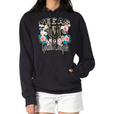 NHL Vegas Golden Knights G-III 4Her by Carl Banks Women's Flower Logo Pullover Hoodie - Black