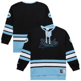 NHL Utah Hockey Club Mitchell & Ness Heritage Lace-Up Pullover Sweatshirt - Black