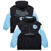 NHL Utah Hockey Club Mitchell & Ness Retro Anorak Half-Zip Jacket - Black