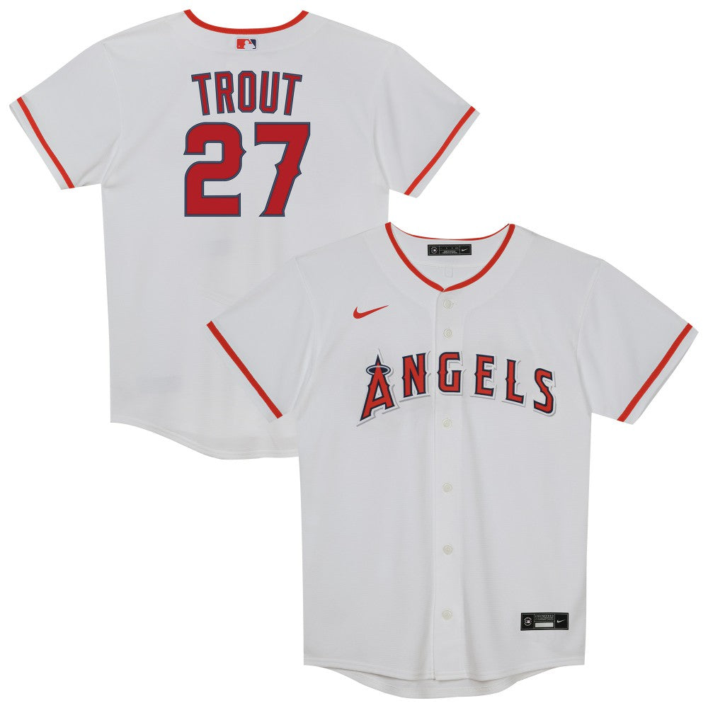 MLB Mike Trout Los Angeles Angels Nike Preschool Home Replica Player Jersey - White