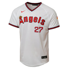 MLB Mike Trout Los Angeles Angels Nike Youth Alternate 2 Limited Player Jersey - White