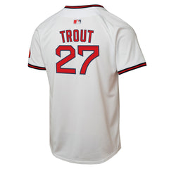 MLB Mike Trout Los Angeles Angels Nike Youth Alternate 2 Limited Player Jersey - White