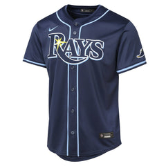 Tampa Bay Rays Youth Road Limited Jersey - Navy Jerseys