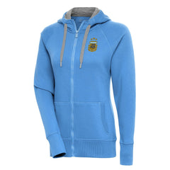 Argentina National Team Antigua Women's Victory Full-Zip Hoodie Powder Blue shop