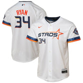 MLB Nolan Ryan Houston Astros Nike Youth 2025 City Connect Limited Player Jersey - White