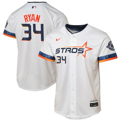 MLB Nolan Ryan Houston Astros Nike Youth 2025 City Connect Limited Player Jersey - White