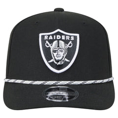 Las Vegas Raiders New Era Gameday Multi Rope 9SEVENTY Stretch-Snap Hat Black